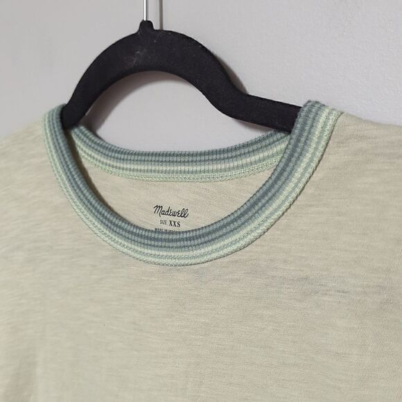 Madewell Green Short Sleeve Shirt NWT - Picture 2 of 7
